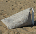 Puff praia bege padrão