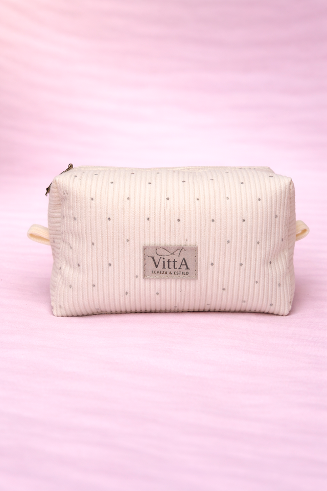 Necessaire canelada brilho