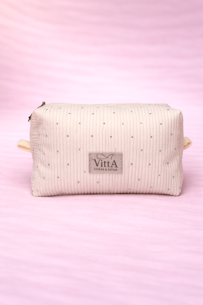 Necessaire canelada brilho